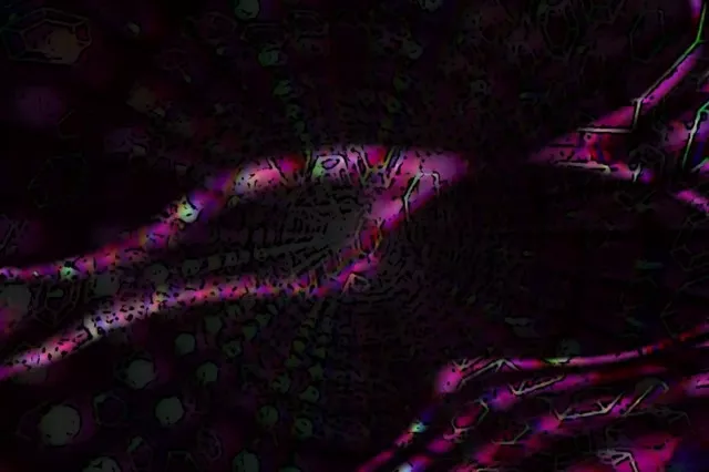 3:2 Standard 60fps Screensaver Neon Tunnel Radiant Neon Grid Spiral Vj clip