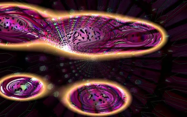 16:10 Desktop 60fps Neon Tunnel Screensaver Radiant Magenta Diamond Spiral Visual Loop