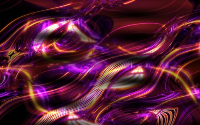 Purple Gold Neon Tunnel VJ Loop 16:10 Macbook 60fps Screensaver Motion