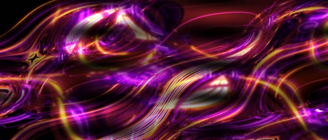 Purple Gold Neon Tunnel VJ Loop 21:9 Ultrawide 60fps Screensaver Motion