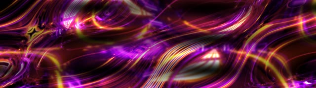 Purple Gold Neon Tunnel VJ Loop 32:9 Ultrawide 60fps Screensaver Motion