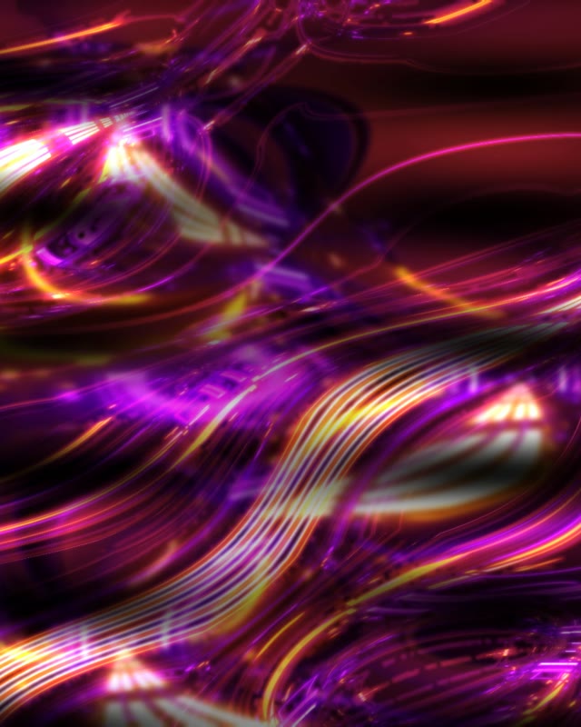 Neon Tunnel VJ Loop 4:5 Instagram 60fps Screensaver Purple Gold Motion