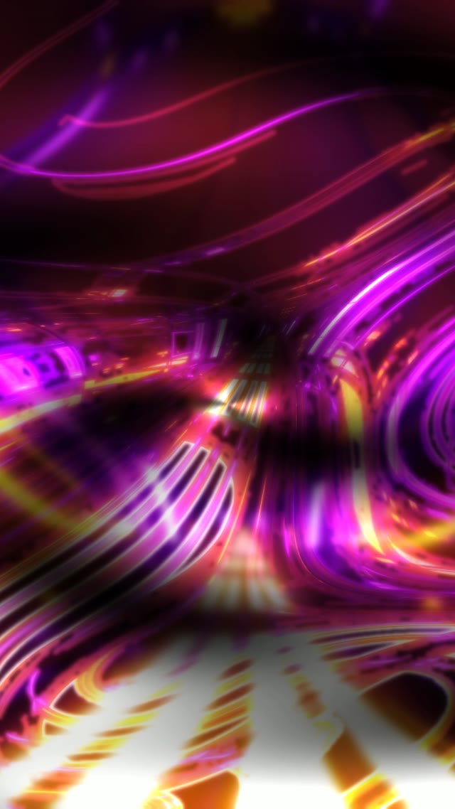 Neon Tunnel VJ Loop 9:16 Reels 60fps Screensaver Magenta Pink Lights