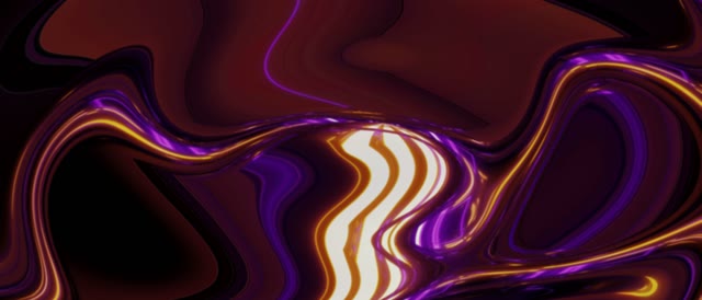 Neon Tunnel VJ Loop 21:9 Ultrawide 60fps Screensaver Purple Gold Waves