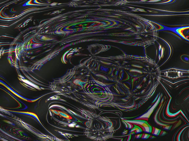 Psychedelic Neon Tunnel VJ Loop 4:3 Classic 60fps Screensaver Motion