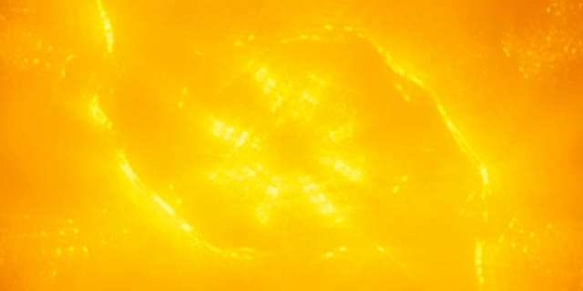 2:1 univisium 60fps neon tunnel screensaver