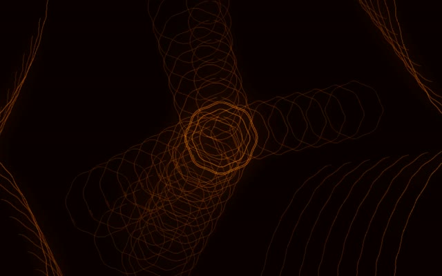 Orange Geometric Neon Tunnel Loop 16:10 Macbook 60fps VJ Screensaver