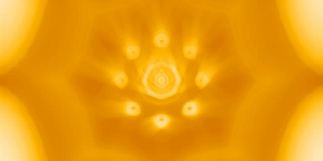 Golden Neon Tunnel VJ Loop 2:1 Univisium 60fps Screensaver Motion Background