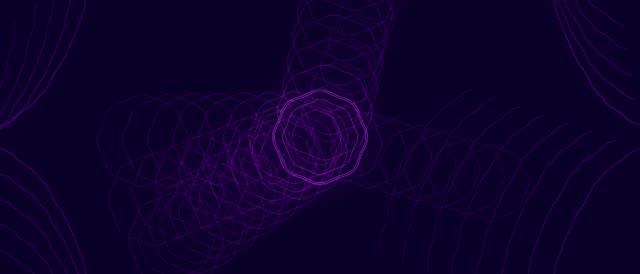 Purple Neon Tunnel VJ Loop 21:9 Ultrawide 60fps Screensaver Motion