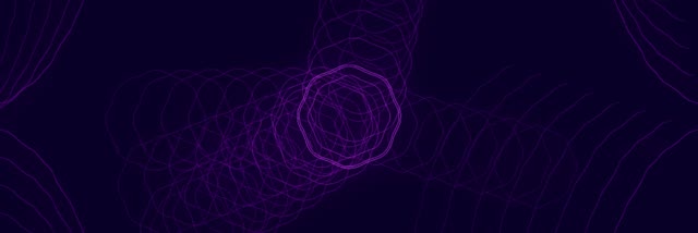 Purple neon tunnel 3:1 triple wide 60fps VJ loop screensaver motion background
