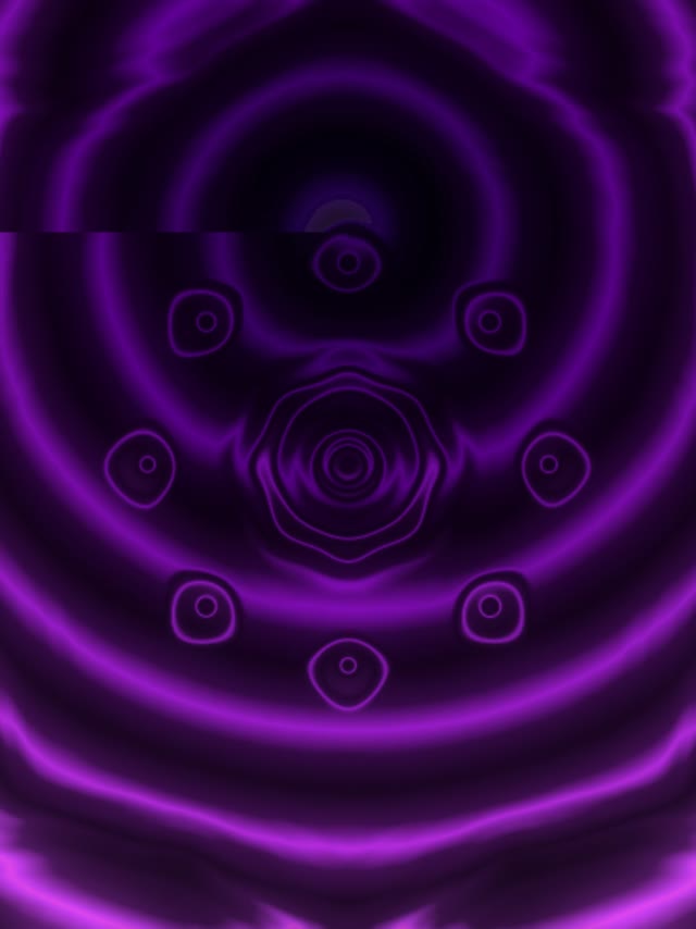 Purple Neon Tunnel VJ Loop 3:4 iPad Portrait 60fps Screensaver