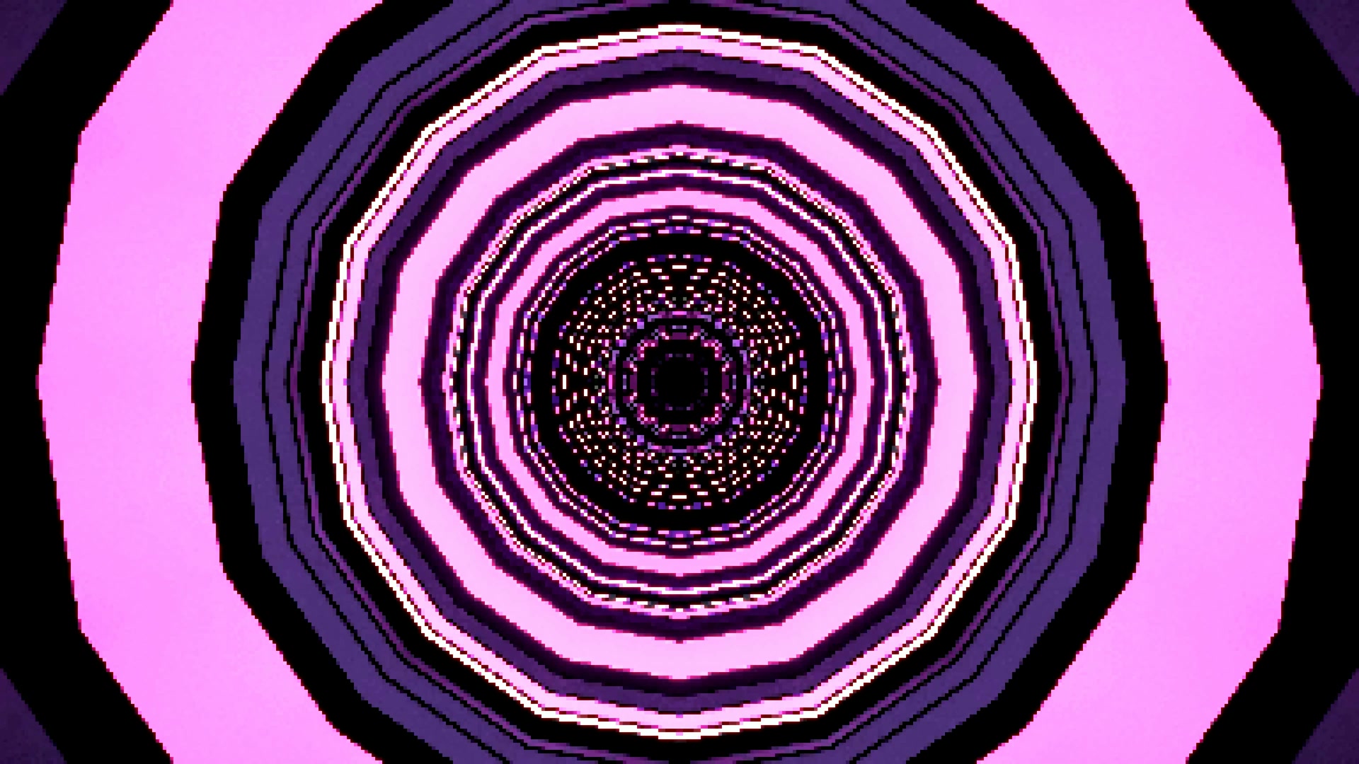 Pink Purple Neon Tunnel Screensaver 4K UHD 60fps VJLoops