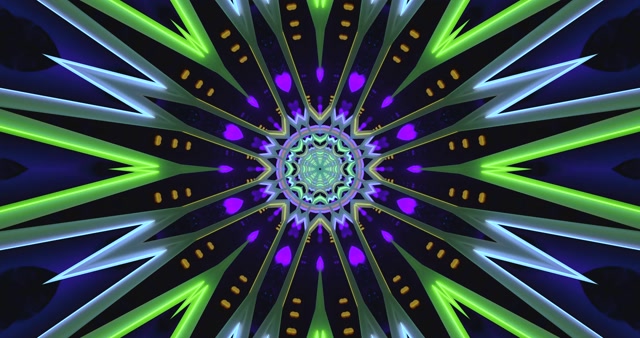 Blue Indigo Neon Tunnel Screensaver 4K Uhd 60Fps Vj Loop