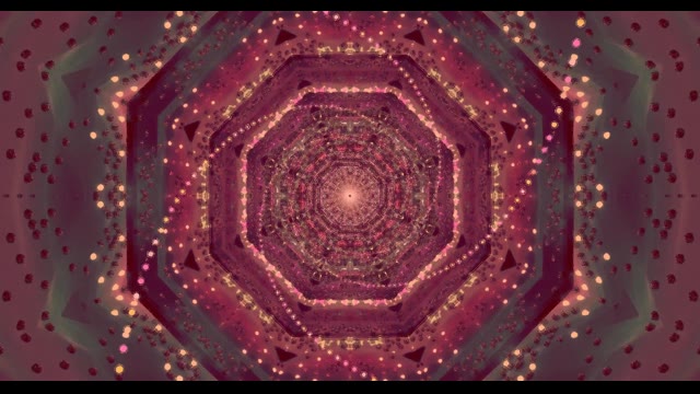 Lila Pink Cosmic Tunnel VJLoops - Kumikislap na Particles Motion Background