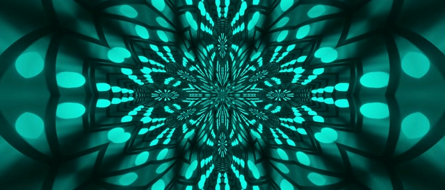 Red Fractal Kaleidoscope Neon Tunnel Vj Loop 21:9 Ultrawide 60fps Screensaver