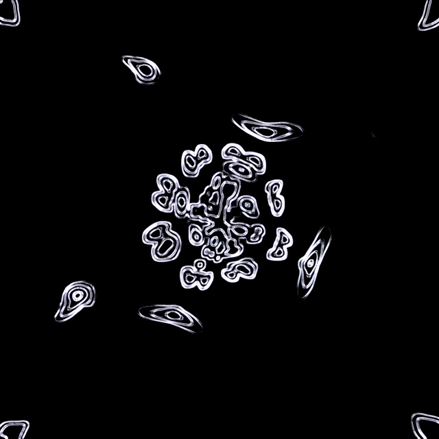 Neon Tunnel Puting Shapes Screensaver 1:1 Square 60fps VJ Loop