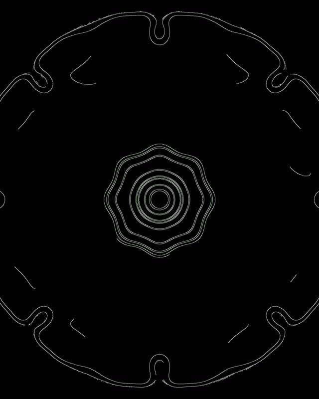 Itim na Neon Tunnel Screensaver 60fps 4:5 Instagram Vj Loop