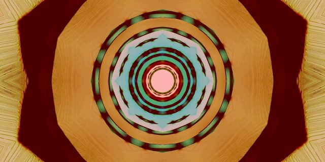 Neon Tunnel Radial Circle Vortex Vj Loop 2:1 Univisium 60fps Screensaver