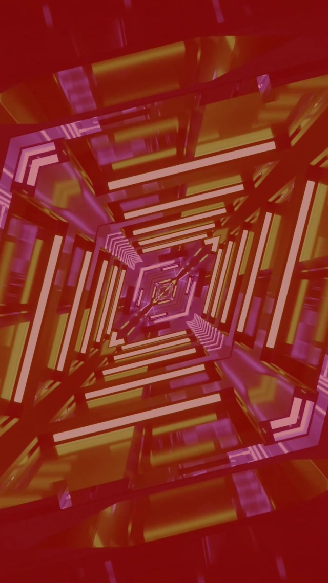 Neon Tunnel Green Purple Spiral Vj Loop 9:16 Reels 60fps Screensaver