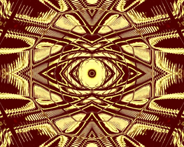 Gintong Mata Neon Tunnel Screensaver 5:4 Industrial 60fps VJ Loop