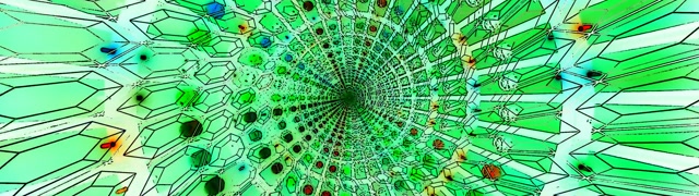 Berdeng Crystal Neon Tunnel Screensaver 32:9 Super Ultrawide 60fps VJ Loop