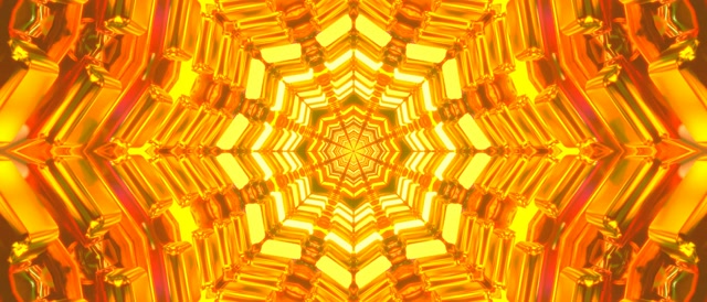 Neon Tunnel Fractal Kaleidoscope Vortex 21:9 Ultrawide 60fps Screensaver Loop