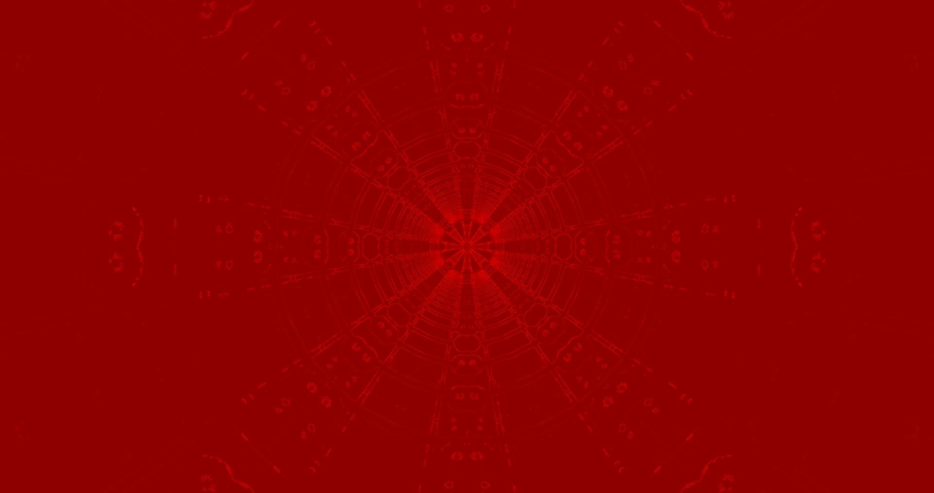Krimson Snowflake Neon Tunnel 4K UHD 60fps screensaver live wallpaper
