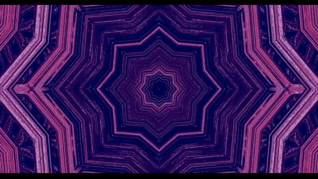 Purple Pink Geometric Kaleidoscope VJLoops - Abstract Tunnel Paggalaw Background