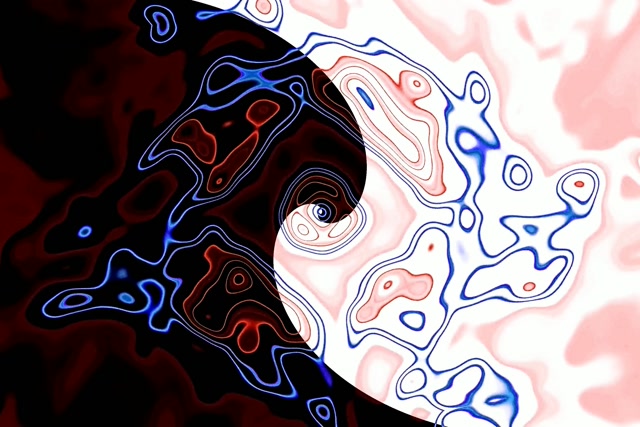 Neon Tunnel Yin-Yang Ikot VJLoops 3:2 Surface 60fps Screensaver