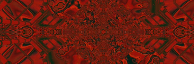 Pulang Fractal Kaleidoscope Neon Tunnel Vj Loop 3:1 Triple Wide 60fps Screensaver