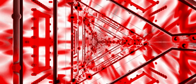 Pulang Triangular Neon Tunnel Vj Loop 21:9 Ultrawide 60fps Screensaver