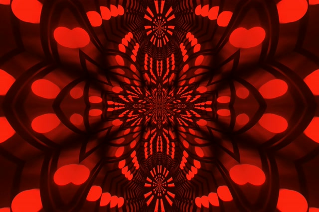 Neon Tunnel Pula na Kaleidoscope Burst VJ Loop 3:2 Surface 60fps Screensaver