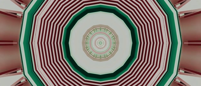 Neon Tunnel Spiral Octagon Loop 21:9 Ultrawide 60fps Screensaver VJ Loop