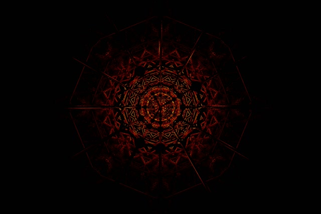 Pulang Fractal Mandala Neon Tunnel VJ Loop 3:2 surface 60fps Screensaver