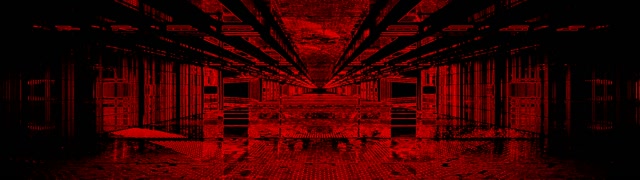 Pulang Neon Tunnel VJ Loop 32:9 Super Ultrawide 60fps Screensaver Madilim na Grid Corridor