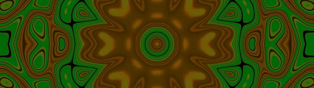 Neon Tunnel Berde-Ginto na Kaleidoscope 32:9 Super Ultrawide 60fps Screensaver VJ Loop