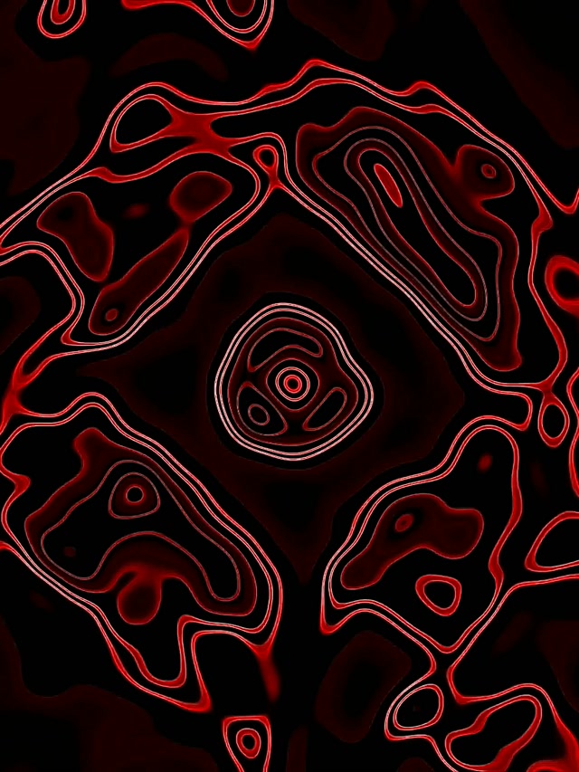 Neon Tunnel Pulang Contour Diamond Vj Loop 3:4 iPad Portrait 60fps Screensaver