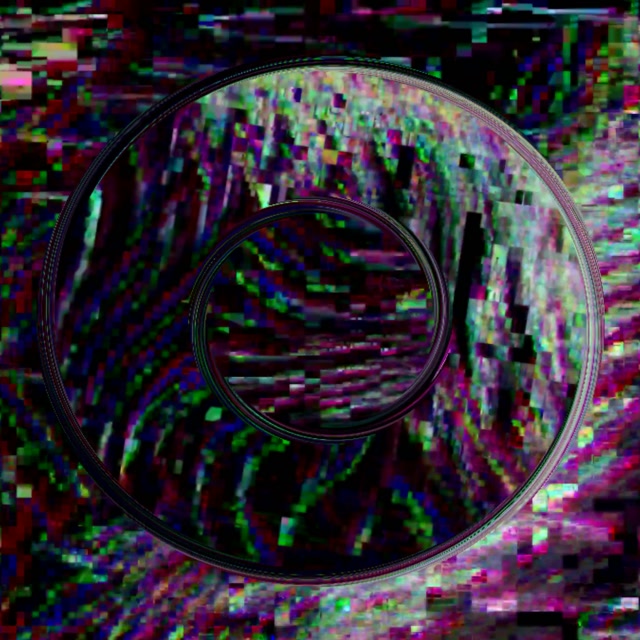 Neon Tunnel Glitch RGB Streaks 1:1 Square 60fps Screensaver VJ Loop