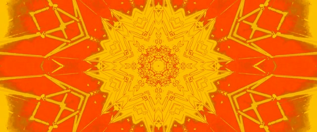 Neon Tunnel Kaleidoscope Star Burst 2.39:1 Cinemascope 60fps Screensaver VJ Loop