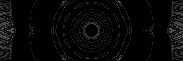 Neon Tunnel Octagon Vortex VJLoops 3:1 Triple Wide 60fps Screensaver