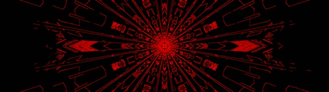 Neon Tunnel Fractal Kaleidoscope Burst 32:9 Super Ultrawide 60fps Screensaver VJ Loop