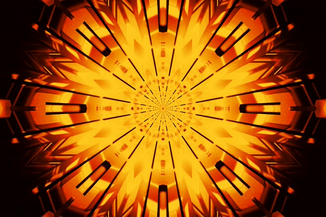 Neon Tunnel Maliwanag na Araw Burst VJLoops 3:2 Surface 60fps Screensaver