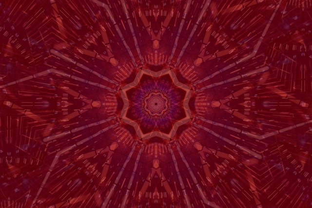 Pulang Kaleidoscope Star Neon Tunnel VJ Loop 3:2 Surface 60fps Screensaver