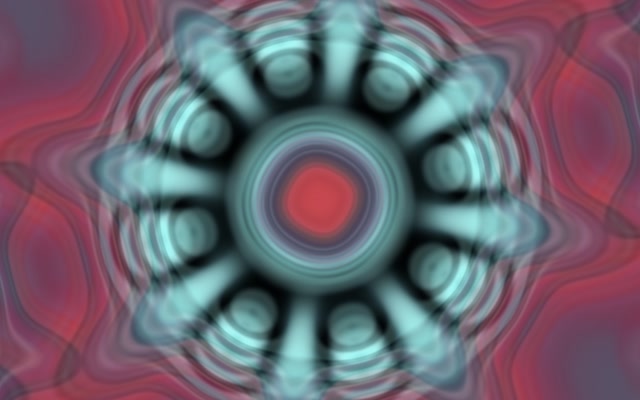 Pulsating Neon Tunnel Vortex 16:10 Macbook 60fps Screensaver VJ Loop