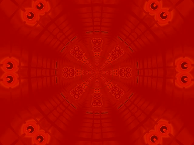 Vj loop Red Octagon Neon Tunnel 4:3 classic 60fps screensaver