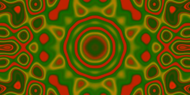 Neon Tunnel Orange Wavy Vortex Vj Loop 2:1 Univisium 60fps Screensaver