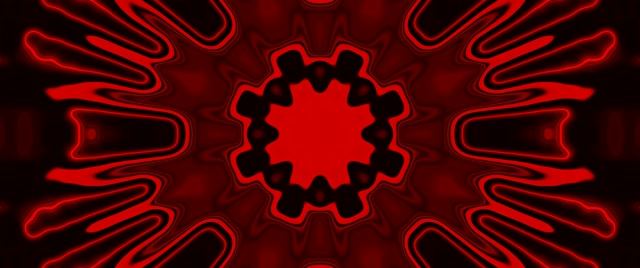 Red Radial Neon Tunnel 2.39:1 Cinemascope 60fps VJ Loop Screensaver