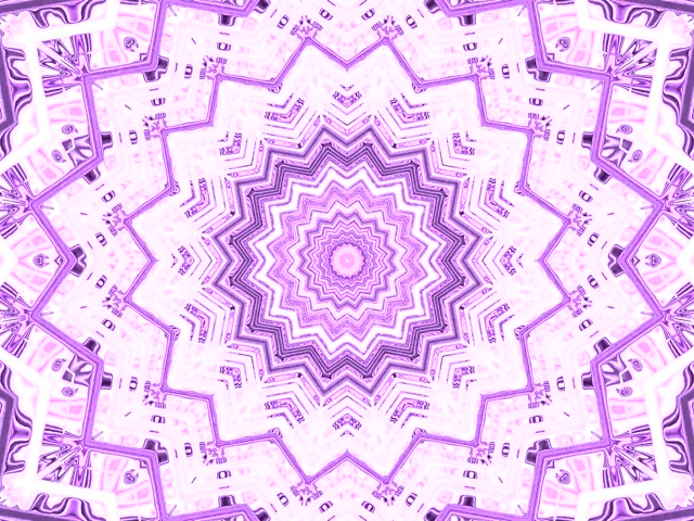 Mor Neon Tünel Kaleidoskop Ekran Koruyucu 4:3 Klasik 60fps VJ Loop