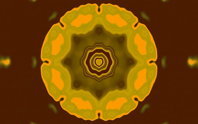 Neon Tünel 8-Nokta Yıldız Kaleidoskop VJ Loop 60fps 16:10 MacBook Ekran Koruyucu