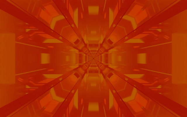 Altın Neon Tünel Aynalı Fraktal 60fps VJ Loop 16:10 MacBook Ekran Koruyucu